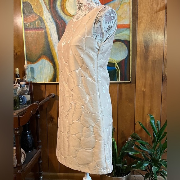 🛍️LUCY PARIS Light tan textured‎ print mini dress, size S. - Picture 7 of 15